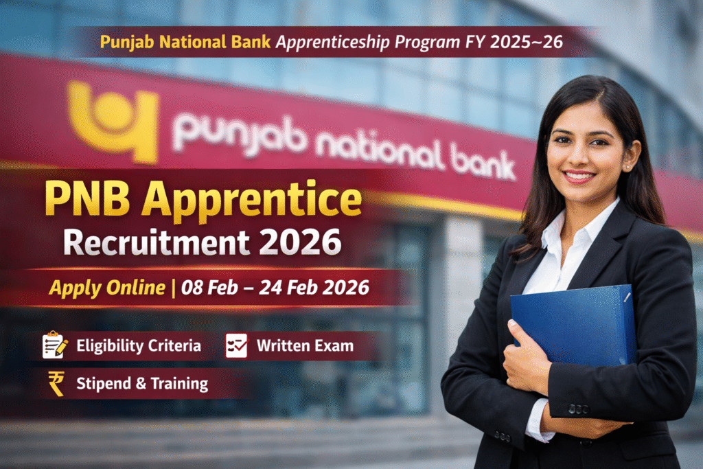 PNB Apprentice Recruitment 2026 Online Form | Apply Date, Eligibility