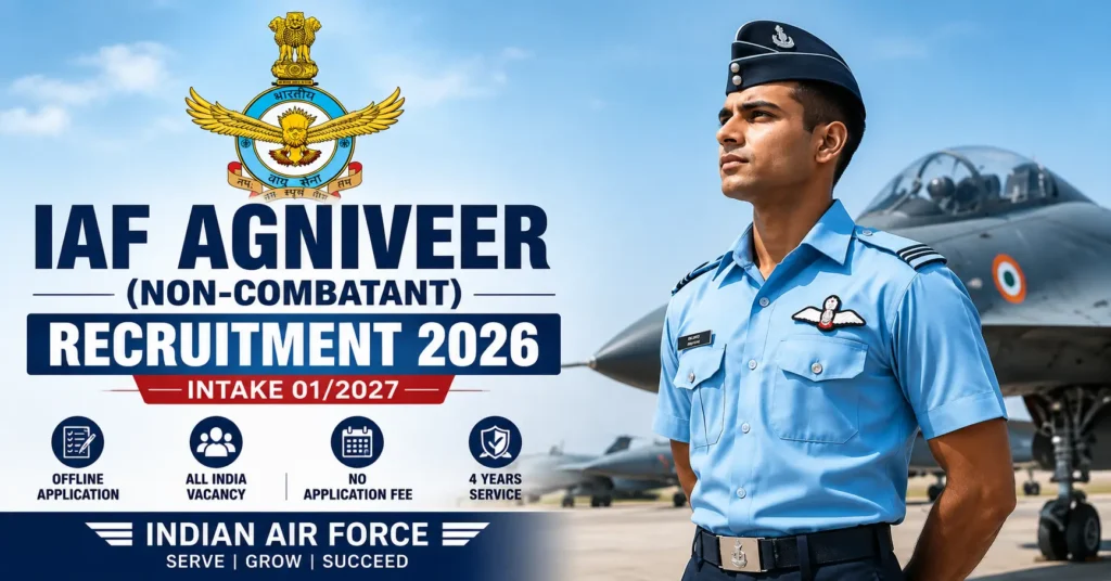 IAF Agniveer Non-Combatant Recruitment 2026 featured image