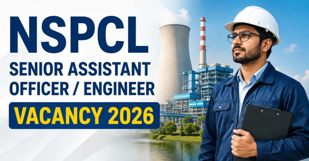 NSPCL Senior Assistant Officer Engineer Vacancy 2026 recruitment