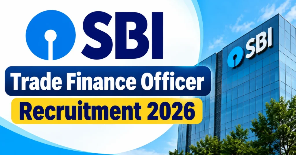 SBI Trade Finance Officer Recruitment 2026