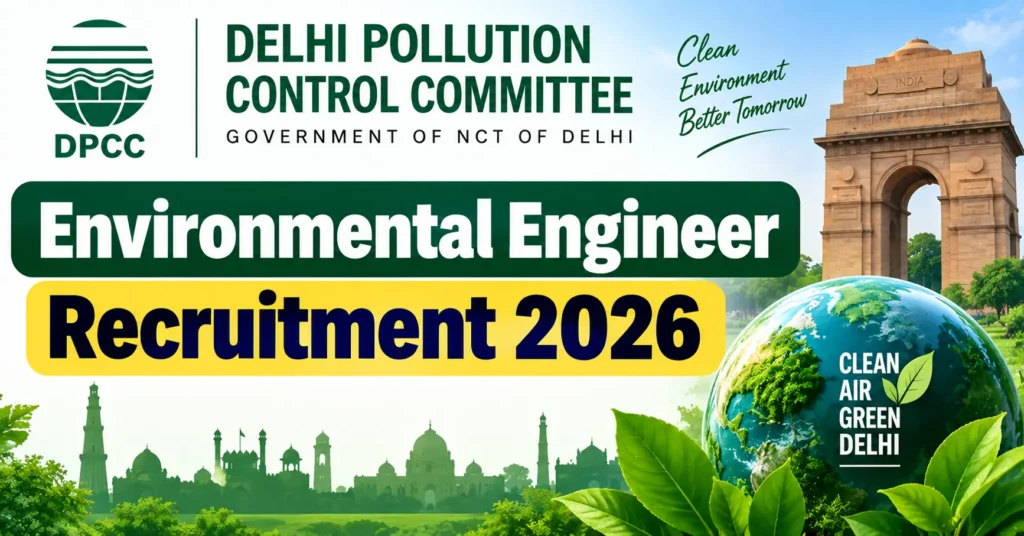 Delhi DPCC Environmental Engineer Recruitment 2026
