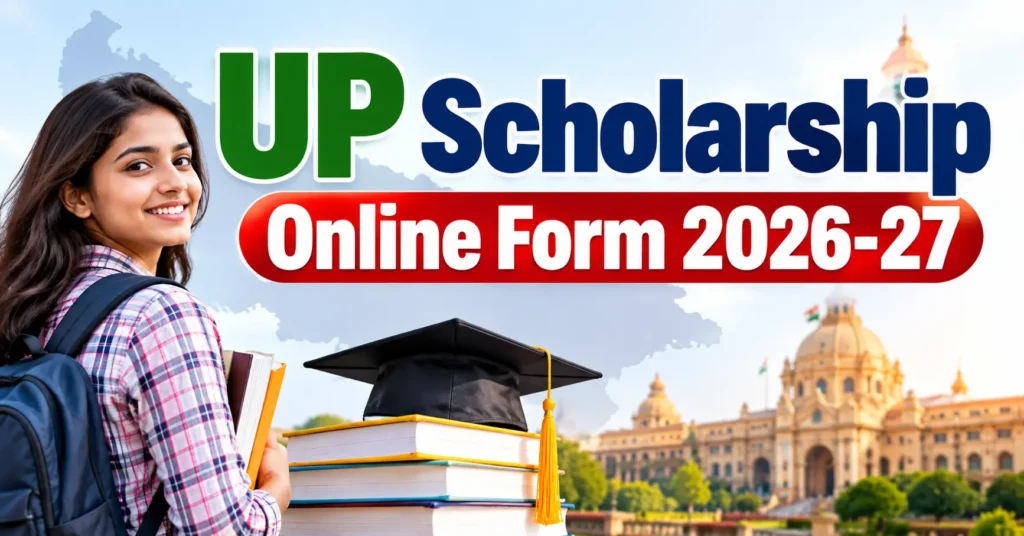 UP Scholarship Online Form 2026-27 for Pre Matric, Post Matric and Dashmottar Students