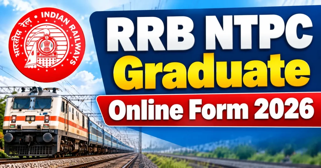 RRB NTPC Graduate Online Form 2026 – 3,477 Vacancies