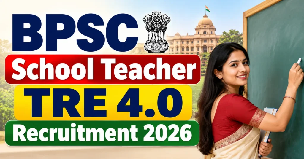 BPSC School Teacher TRE 4.0 Recruitment 2026 featured image