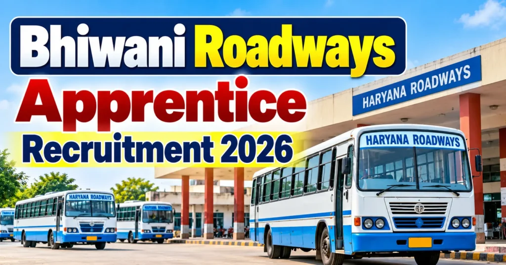 Bhiwani Roadways Apprentice Recruitment 2026