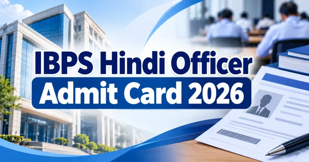 IBPS Hindi Officer Admit Card 2026 Download