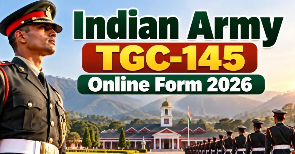 Indian Army TGC-145 Online Form 2026 Recruitment