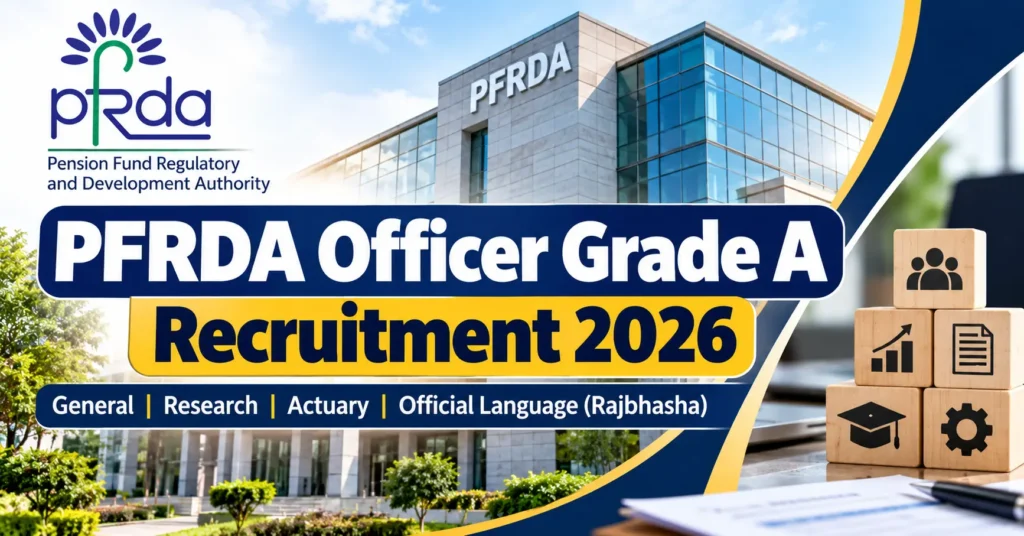 PFRDA Officer Grade A Recruitment 2026