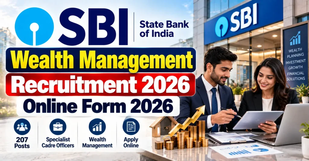SBI Wealth Management Recruitment 2026 Online Form – 207 Specialist Cadre Officer Posts